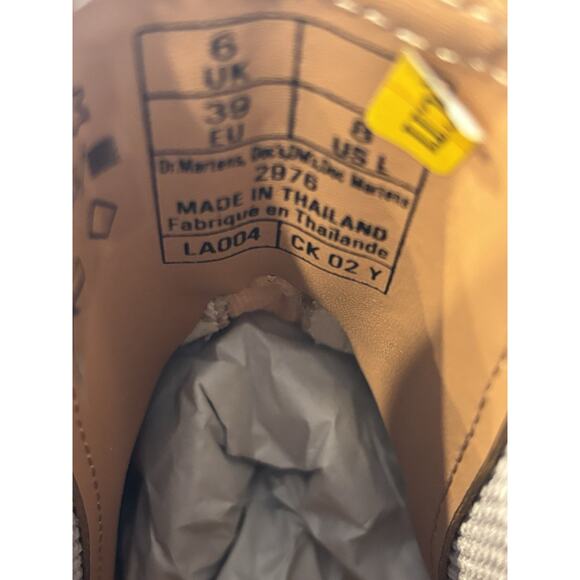 Dr. Martens Womens 2976 Virginia Leather Chelsea Boots in Vintage Taupe Size 8 - Picture 6 of 6